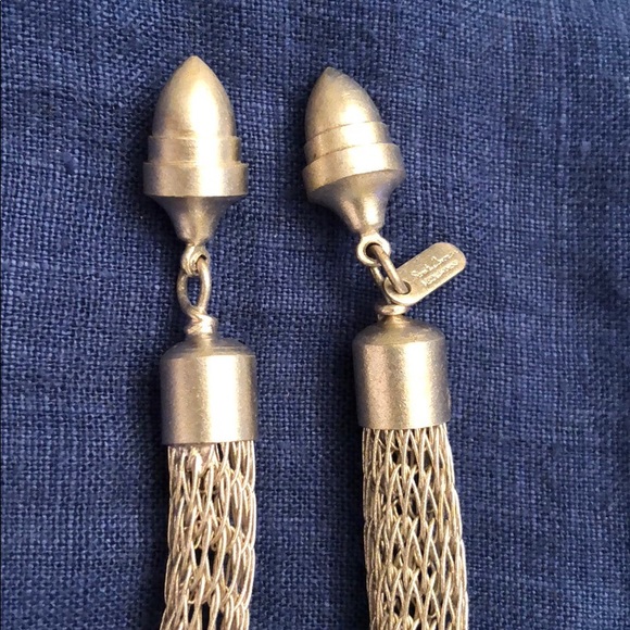 Sarah Cavender Metalworks Accessories Handmade Matte Silver Rope